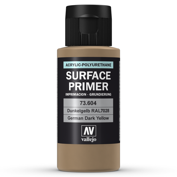 73604 Vallejo Surface Primer - Ger. Dark Yellow, 60ml