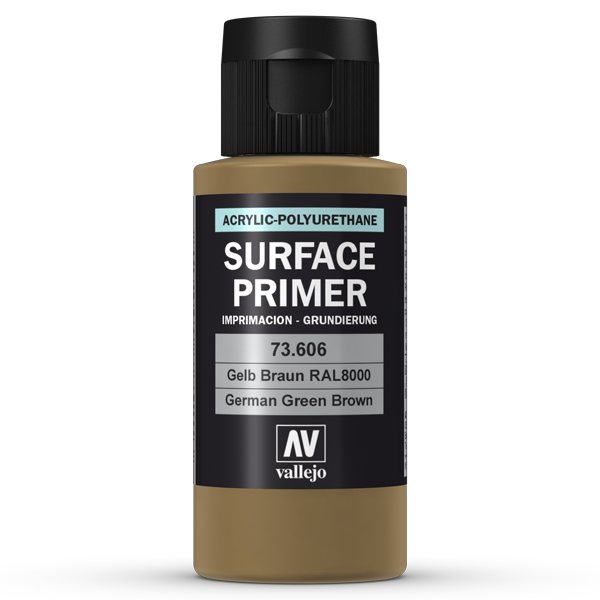 73606 Vallejo Surface Primer - Ger. Green Brown, 60ml