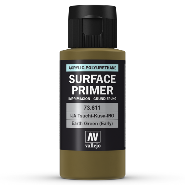 73611 Vallejo Surface Primer - IJA-Tsuchi-Kusa-IRO Earth Green (early), 60ml