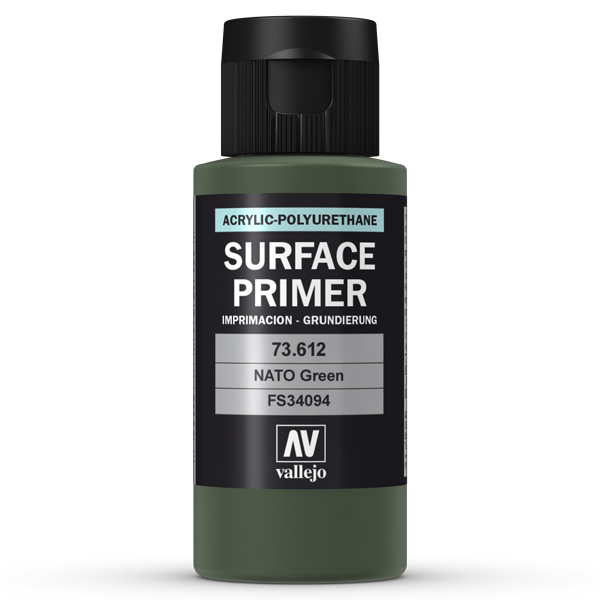 73612 Vallejo Surface Primer - NATO Green, 60ml