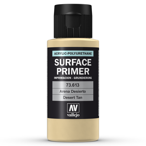 73613 Vallejo Surface Primer - Desert Tan Base, 60ml