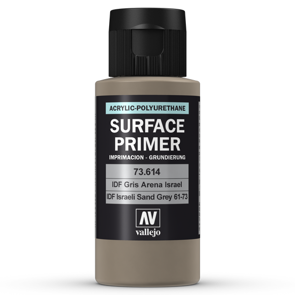 73614 Vallejo Surface Primer - IDF Israeli Sand Grey 61-73, 60ml