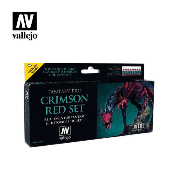 74103 Fantasy-Pro Set - Crimson Red (8x17ml)