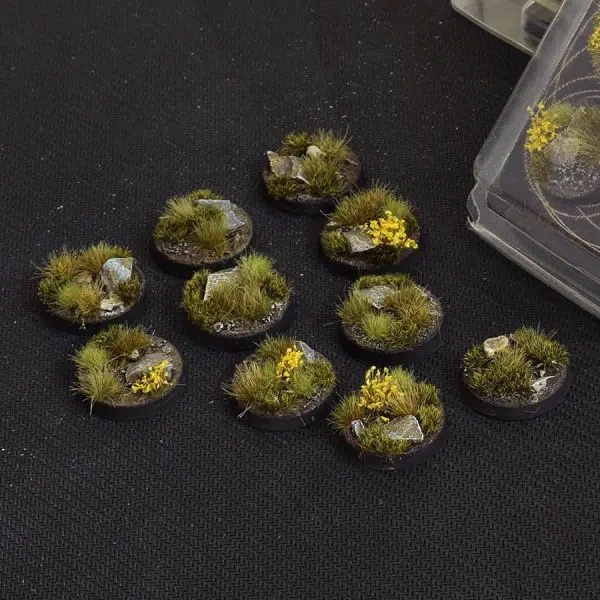 Battle Ready Bases, Highland, 25mm (10x)