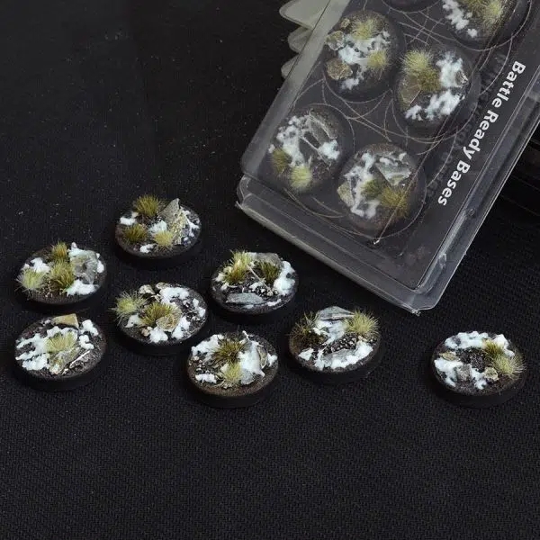 Battle Ready Bases, Winter, 32mm (8x)