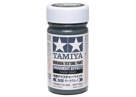 TAMIYA DIORAMA TEXTURE PAINT - PAVEMENT GREY, 100ML