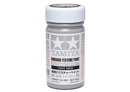 TAMIYA DIORAMA TEXTURE PAINT - PAVEMENT LIGHT GREY, 100ML