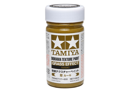 TAMIYA DIORAMA TEXTURE PAINT - GRASS EFFECT KHAKI, 100ML