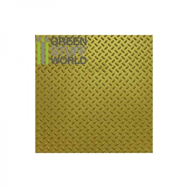 ABS Plasticard A4 - 3mm DIAMOND Thread Texture Sheet