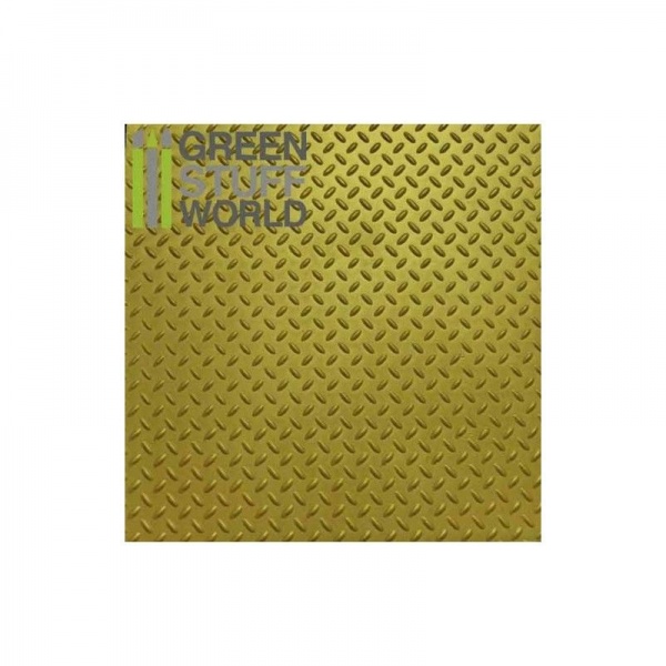 ABS Plasticard A4 - 3mm DIAMOND Thread Texture Sheet