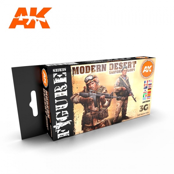 MODERN DESERT UNIFORM COLORS 3RD GEN PAINT SET, 6x17ML