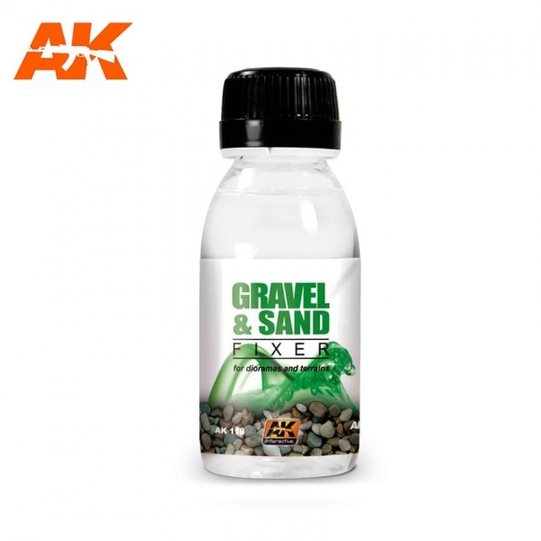 GRAVEL AND SAND FIXER, 100ML