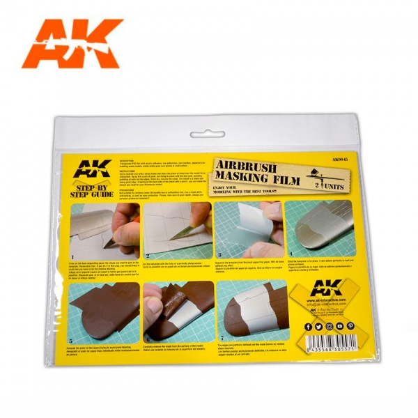 Airbrush Masking Film, 2pcs