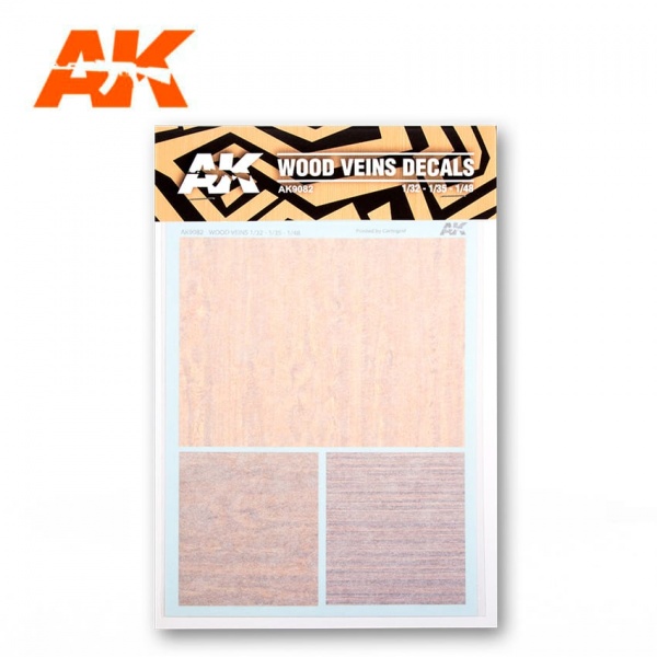 Wood Veins Decals - 1/32, 1/35, 1/48