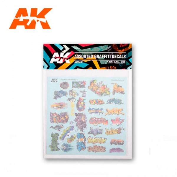 Graffiti Decals, Assorted, Set 2