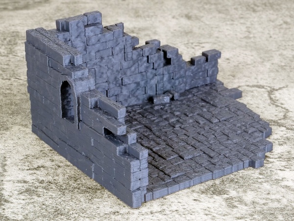 Ruined Building 7, Ashborne, Suitable for 28mm wargaming