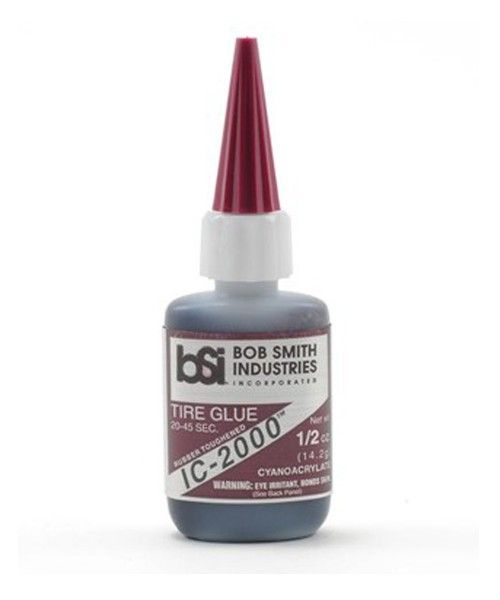 BSI IC-2000 Black Rubber Toughened CA (0.5 oz)
