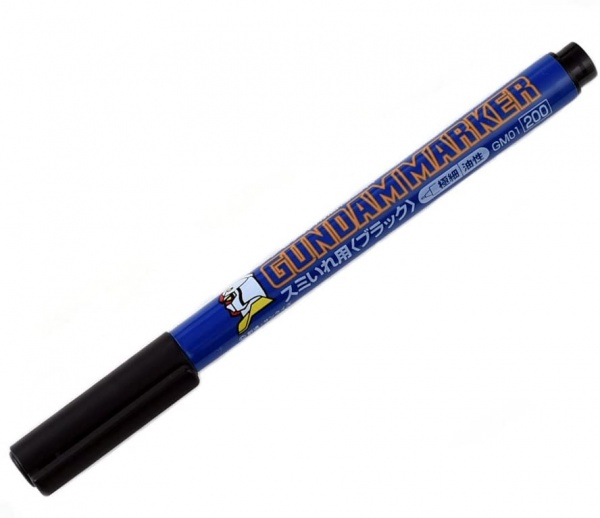 Gundam Marker, Black, Fine Tip, GM01