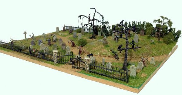 GRAVESTONES & CROWS, 28MM SCALE