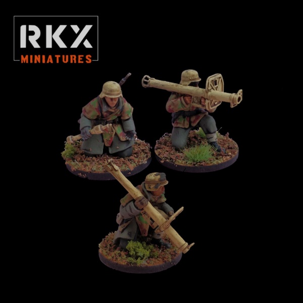 German Panzerschreck Team, 28mm Scale