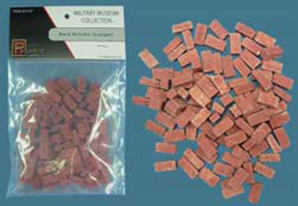 LARGE BRICKS RED - 48x, 28MM SCALE