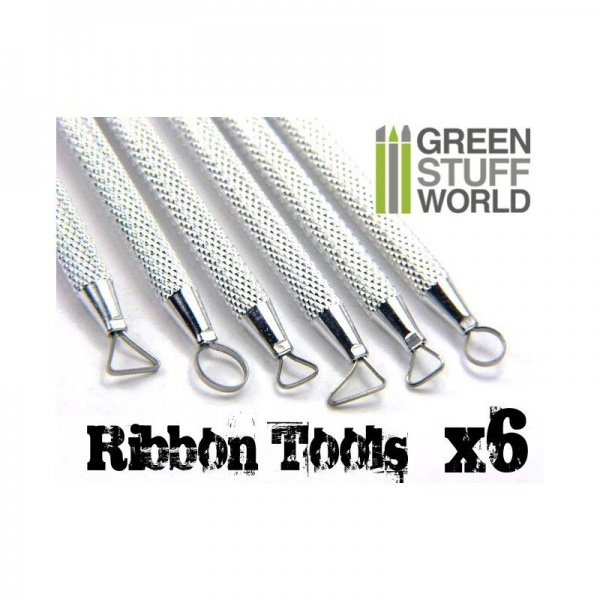 Mini Ribbon Sculpting Tool Set, Set of 6