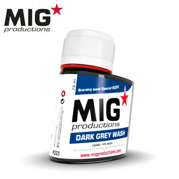 MIG Washes, Dark Grey Wash, 75ml