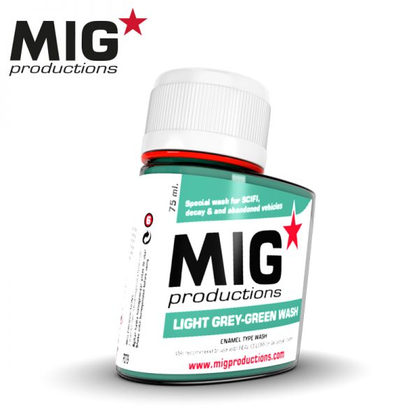 MIG Washes, Light Grey-Green Wash, 75ml