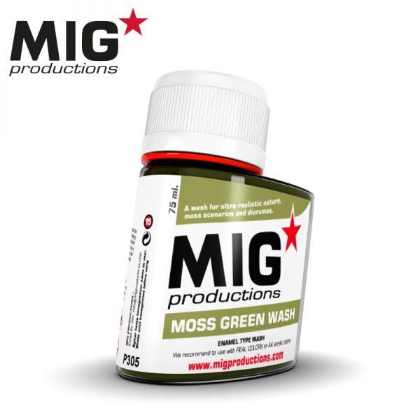 MIG Washes, Moss Green Wash, 75ml