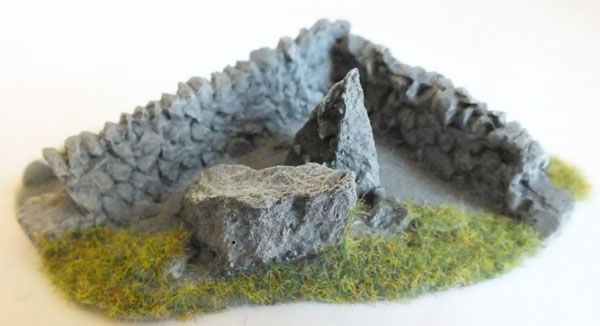 RESIN CORNER PIECES, NO.4, OO SCALE