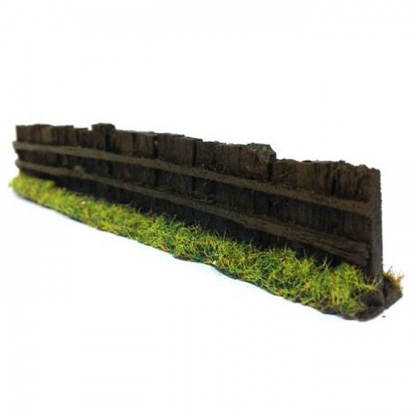 SLEEPER FENCING, DARK BROWN, OO SCALE