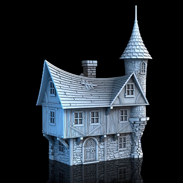 TowerTop House, 3DP4U, 28mm Scale