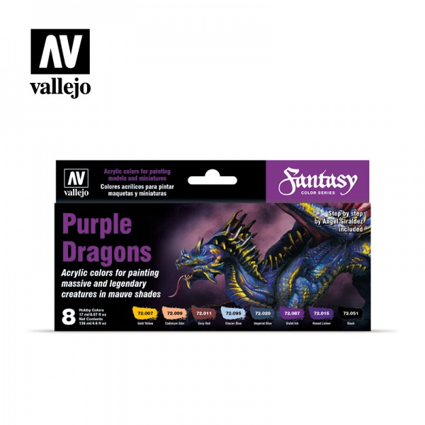 72305 Fantasy Colour Set - Purple Dragons