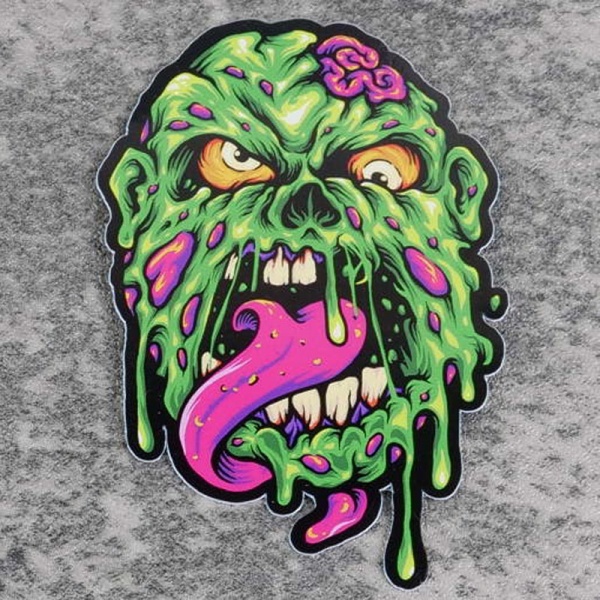 Zombie Stickers - 4'' Laminated Vinyl