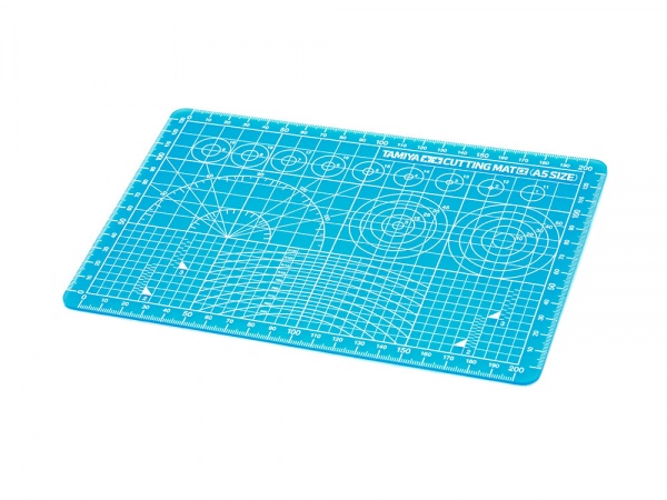 TAMIYA CUTTING MAT, A5, BLUE