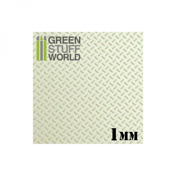 ABS Plasticard A4 - 1mm Thread DIAMOND Texture Sheet