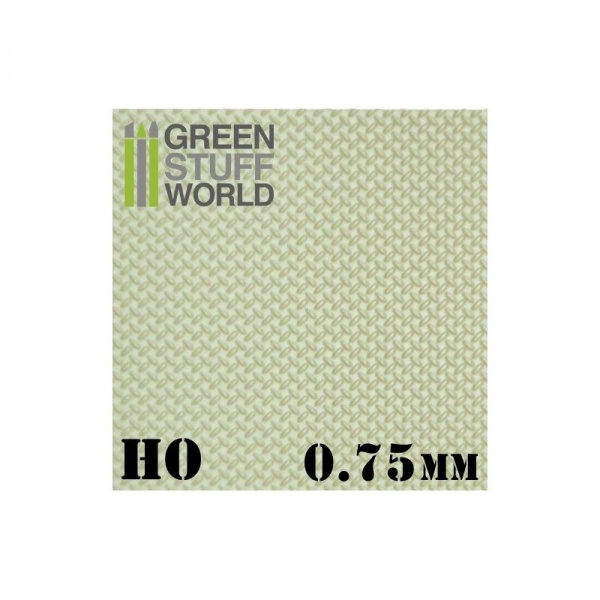 ABS Plasticard A4 - HO SCALE DIAMOND Texture Sheet