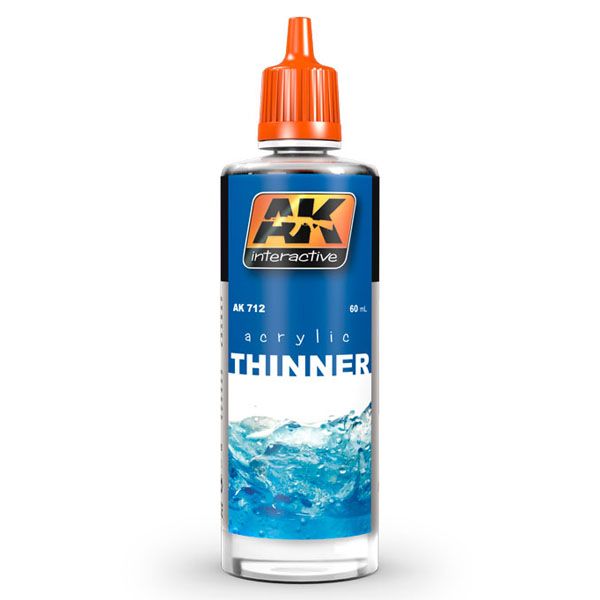 AK ACRYLIC THINNER, 60ML