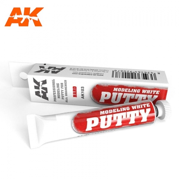 AK MODELLING PUTTY, WHITE, 20ML