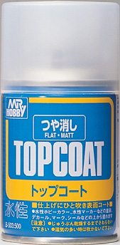 Mr TOP COAT, Flat Spray, 86ML