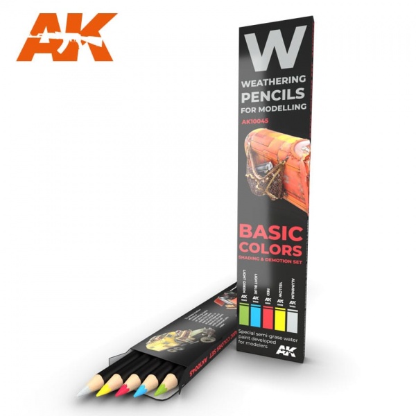 BASIC COLORS: SHADING & DEMOTION SET, WATERCOLOUR PENCIL SET