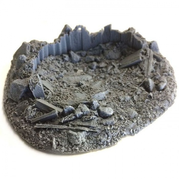 BATTLEZONE 25/28MM FOXHOLE, MEDIUM, TYPE 1, BATTLE ZONE