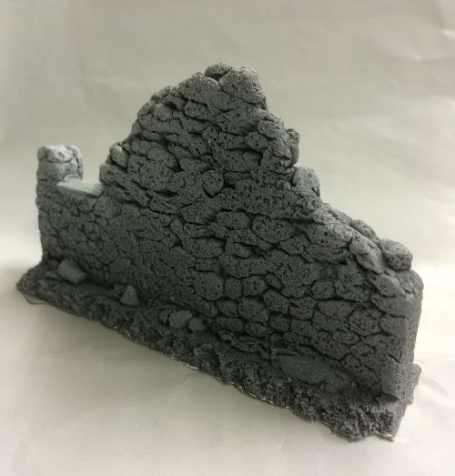 BATTLEZONE DAMAGED STRAIGHT WALL NO. 1