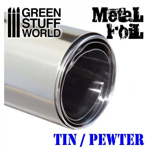 Corrugator Metal Foil, Flexible, Tin / Pewter