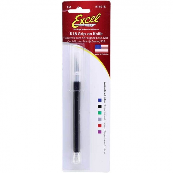 Excel K18 Black Grip-on Knife