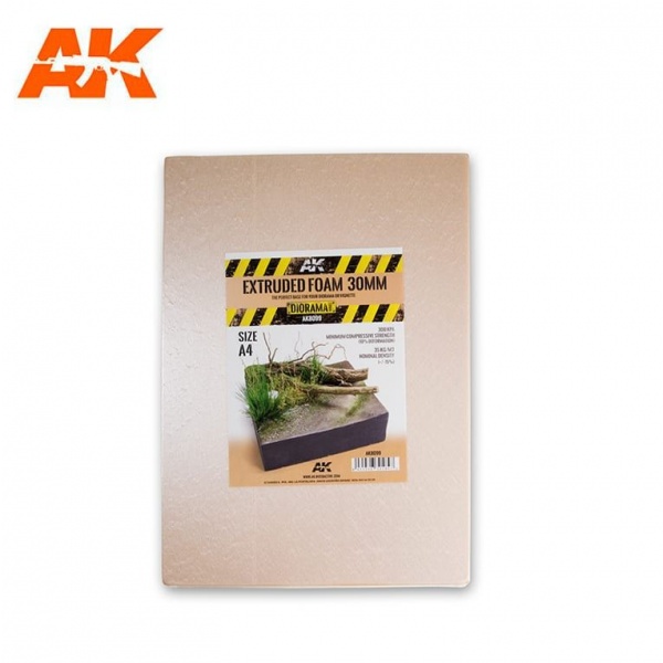 EXTRUDED FOAM, 30MM, A4 SIZE, 1 SHEET
