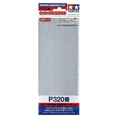 Finishing Abrasives, P320, Pack of 3