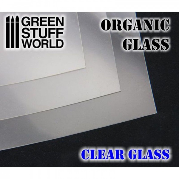 Glass Sheet, Organic, Clear