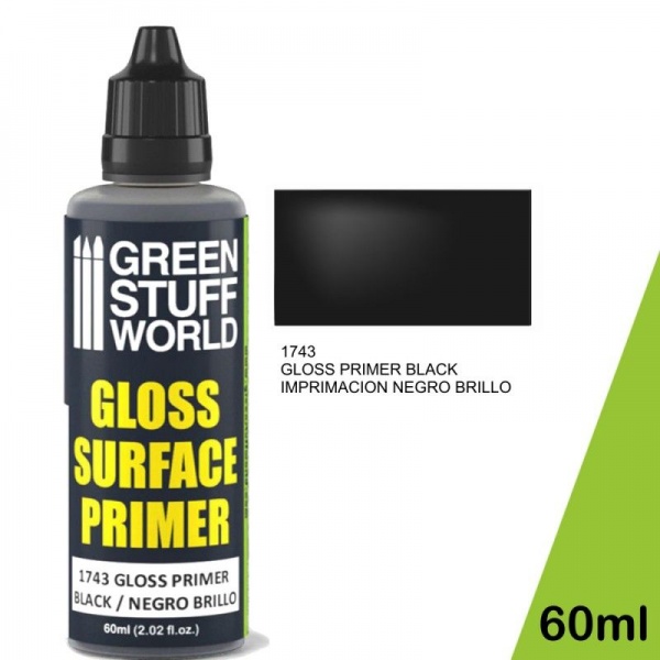 Gloss Surface Primer, Black, 60ml