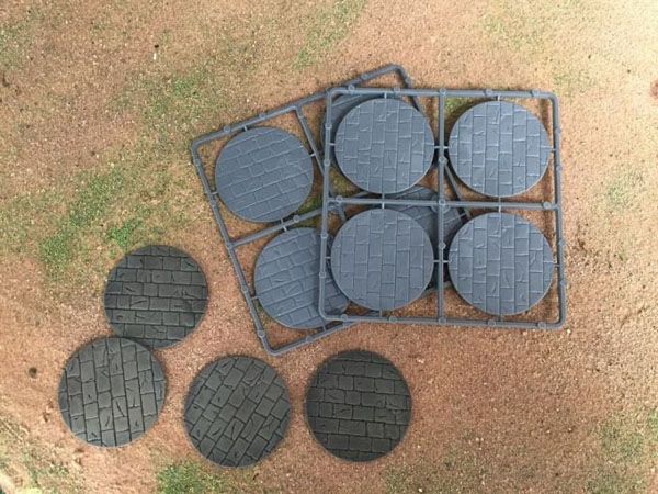 60mm Diameter Paved Effect Bases